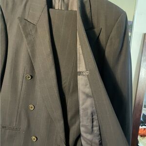 Ermenegildo Zegna Pinstripe Dark Blue Suit